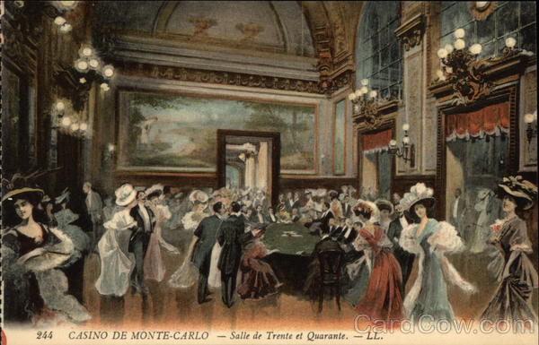Casino - Salle de Trente et Quarante Monte Carlo Monaco