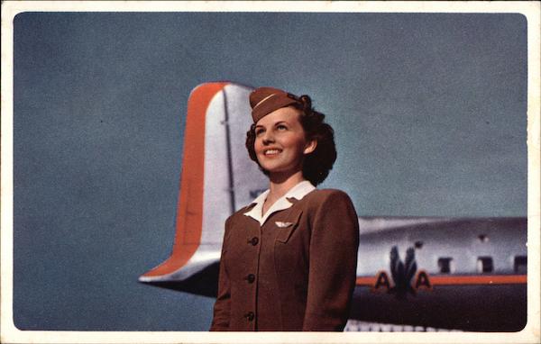 American Airlines Stewardess Aircraft