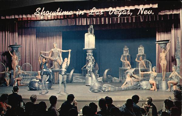 Typical Lavish Floor Show Las Vegas Nevada