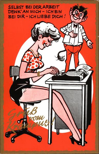 Gruss von Krampus Devils