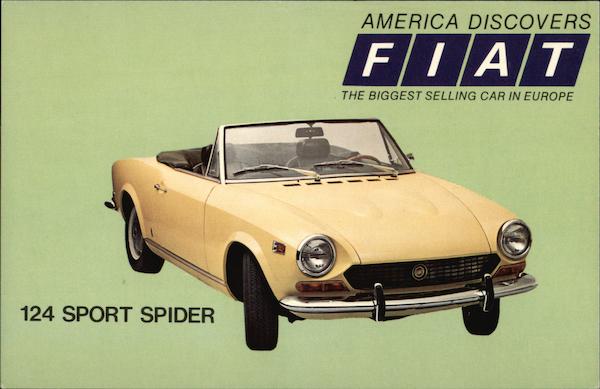 Fiat 124 Sport Spider Cars