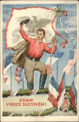 Zdar Vroce Sletovem! Postcard