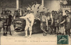 La Tarasque et ses Servants à Tarascon - En Provence Postcard
