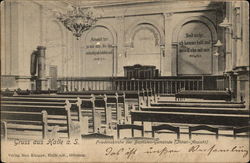 Friedenskirche der Baptisten-Gemeinde (Innen-Ansicht) Postcard