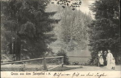 Scenic view of Spiegeltal Postcard