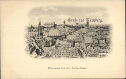 View from St. Lorenz Church Postcard