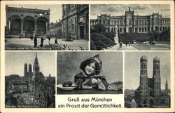 Greetings from Munich Germany Postcard Postcard