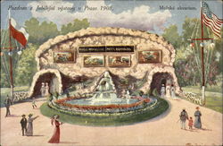 Jubilee Exhibition in Prague 1908 - Marine Aquarium Postcard
