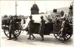 Funeral of Czechoslovak President Osvoboditel Postcard