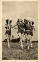 Sokol XI Slet - Girls Exercise Postcard