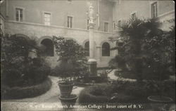 North American College - Inner Court of B. V Postcard