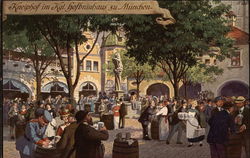 Kneiphof im Kgl. Hofbräuhaus zu München Postcard