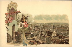 Greetings from Munich Germany Postcard Postcard