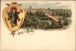 View of Munich Postcard