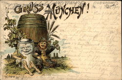 Greetings from Munich Postcard