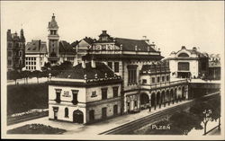 Railway Station Postcard