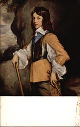 William II of Nassau and Orange by Van Dyck Postcard