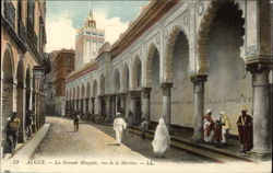 La Grande Mosquee, Rue de la Marine Postcard