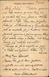 Neplste mezl radky Postcard