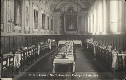 North American College - Refectory Postcard