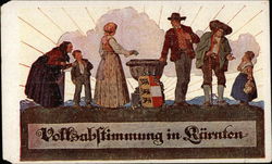 Referendum in Kärnten Austria Postcard Postcard