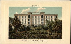 Le Grand Hotel d'Ajaccio Italy Postcard Postcard