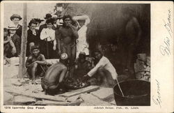 Igorrote Dog Feast Postcard