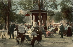 Place de l'Etablissement Thermal, Source des Deux-Reines Postcard