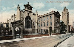 St. Peter's College Cambridge, England Cambridgeshire Postcard Postcard