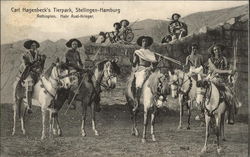 Carl Hagenbeck's Tierpark - Ethiopian Riders Stellingen-Hamburg, Germany Postcard Postcard