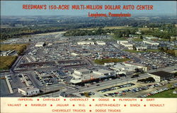 Reedman's 150-Acre Multi-Million Dollar Auto Center Langhorne, PA Postcard Postcard