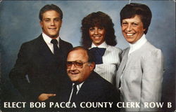 Elect Bob Pacca County Clerk Row B Postcard