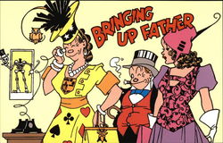 Bringing Up Father Cartoons Postcard Postcard