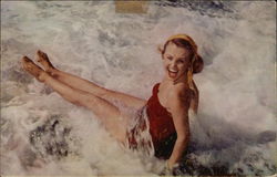 And The Water's Fine! Postcard