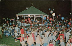 Band time in Chatham, Cape Cod Postcard