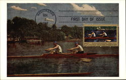 The Biglen Brothers Racing Postcard