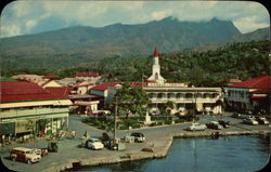 A Glimpse of Papeete Tahiti South Pacific Postcard Postcard