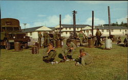 Field Mess, Camp Drum New York Postcard Postcard