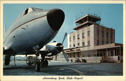 Harrisburg-York State Airport Postcard