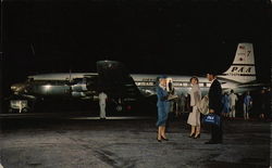 Pan American's Super-7 Clipper Postcard