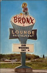 Bronx Restaurant & Lounge Marlboro, MA Postcard Postcard