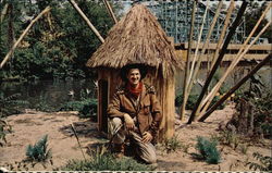 Jungle Larry at Cedar Point Postcard