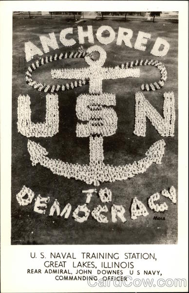 US Naval Training Station Great Lakes Illinois