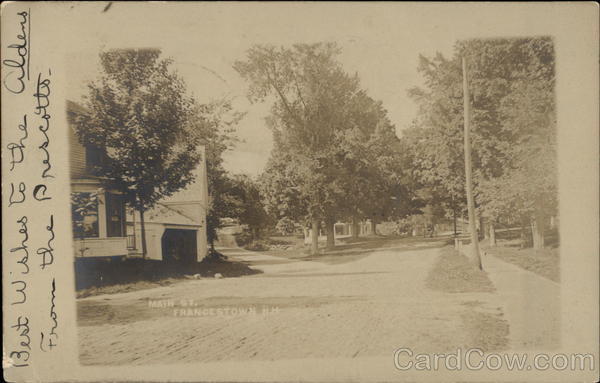 Main Street Francestown New Hampshire