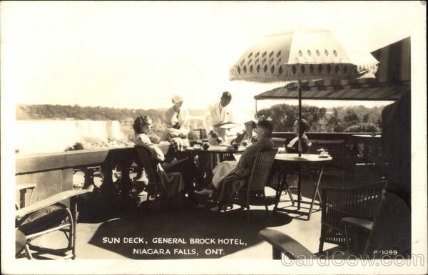 Sun Deck, General Brock Hotel Niagara Falls ON Canada