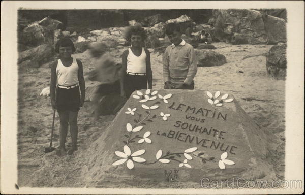 Morning Welcomes You - Children on the Beach