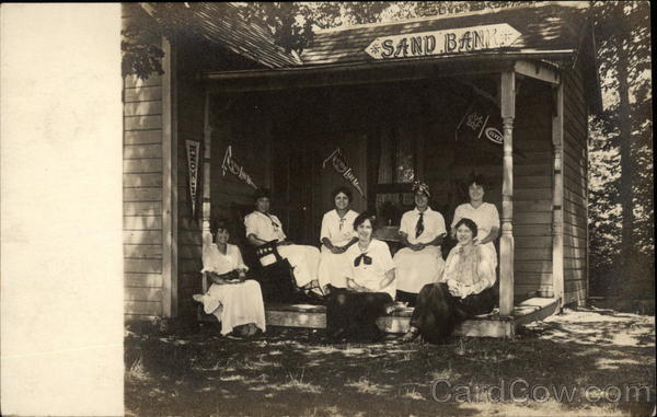 Women sitting on Porch