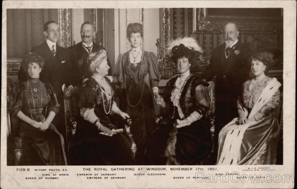 The Royal Gathering at Windsor - November 17, 1907