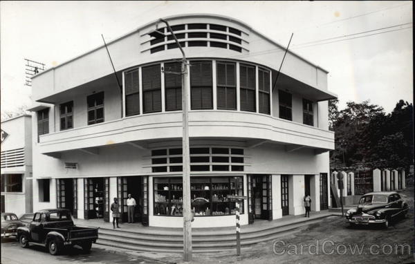 Street Corner Store Belgian Congo Africa
