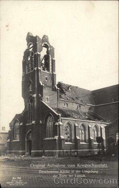 War Ravaged Church in Germany Military